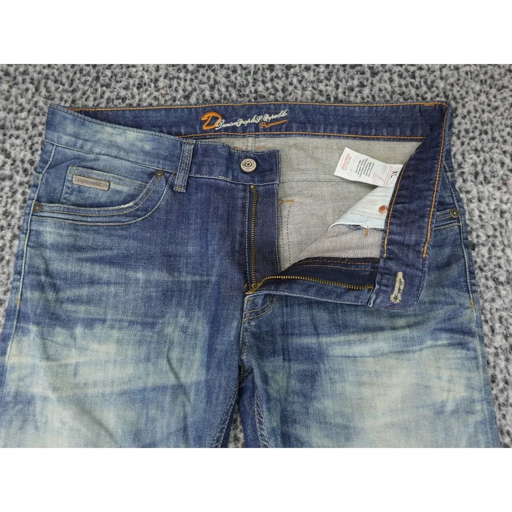 DPSR Denim Peoples Republic Jeans Mens XL Blue Acid Wash Straight Aspire 1117
